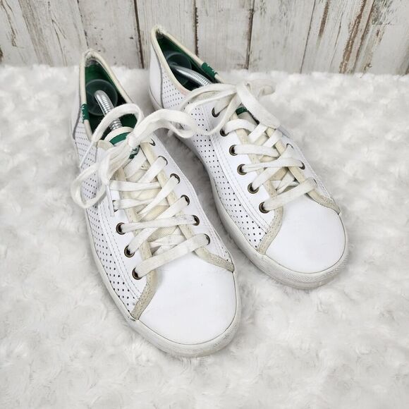 Keds Kickstart Leather Sneakers White Size 7 - Picture 1 of 10